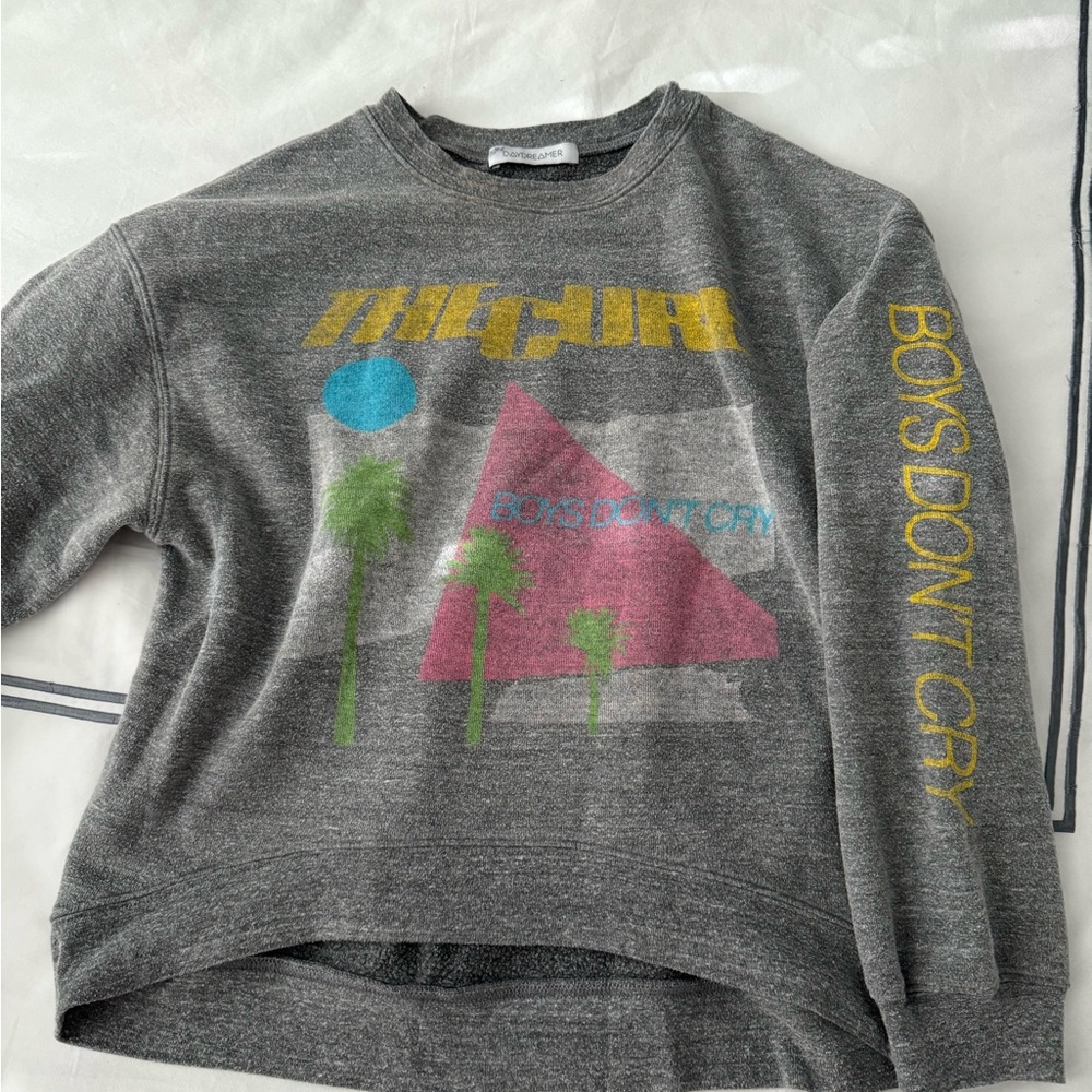 Daydreamer Gray Graphic Sweatshirt